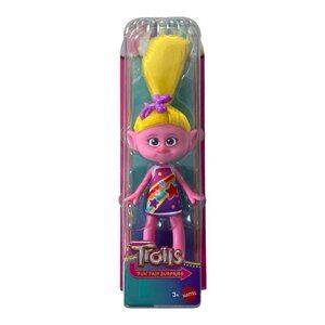 Trolls Fun Fair Surprise Doll Blonde Hair Yellow Dress HKF10 Mattel New Sealed